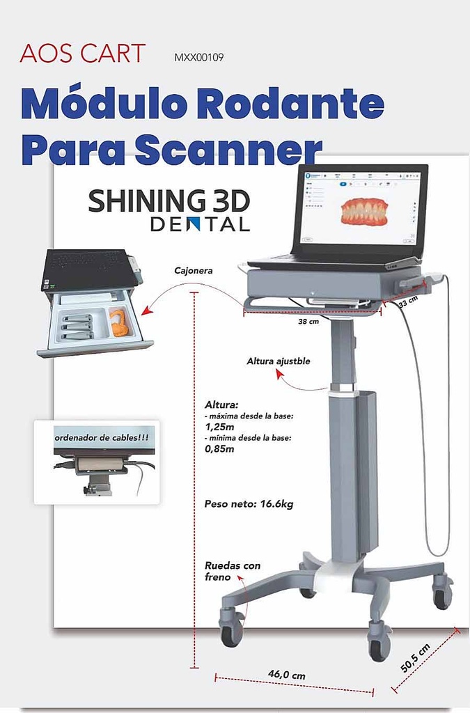 Módulo Rodante Para Scanner - Shining 3D
