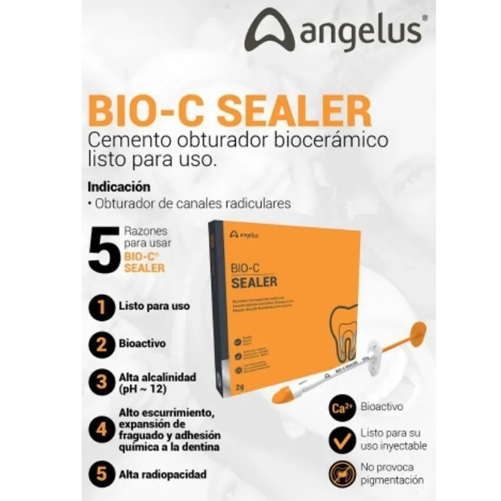 Cemento endodontico Obturador Bioceramico BIO C SEALER (0,5g) - Angelus