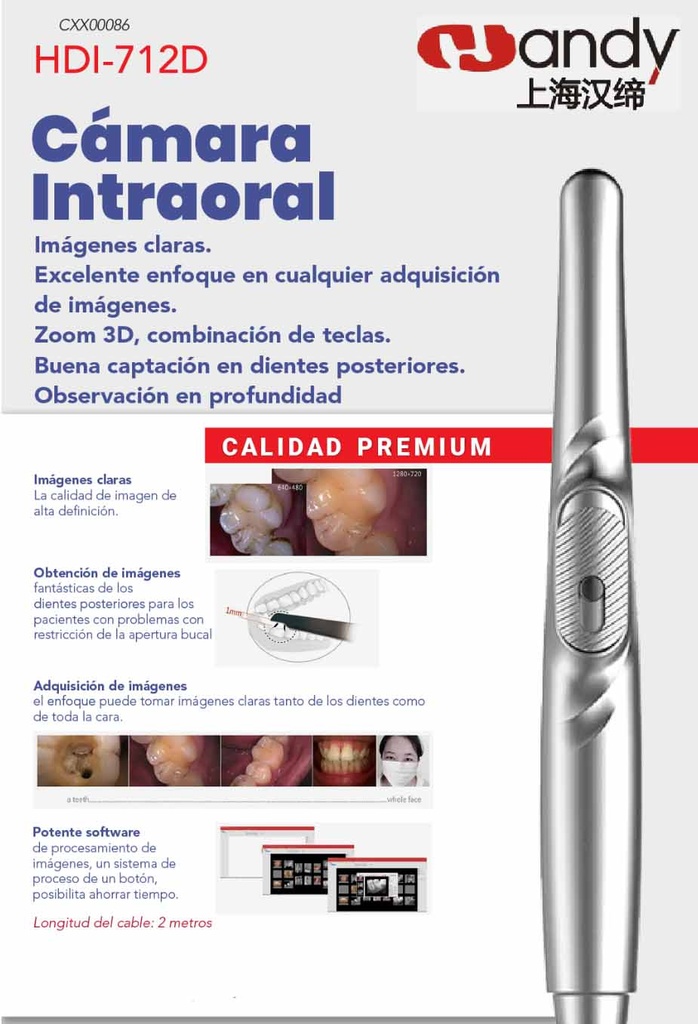 Cámara intraoral HDI-220C - Andy