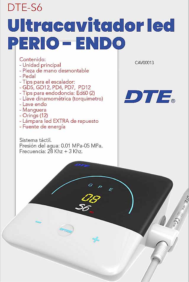 Cavitador eléctrico LED UDS-P LED- Ultrasonido - WOODPECKER - con función Endo