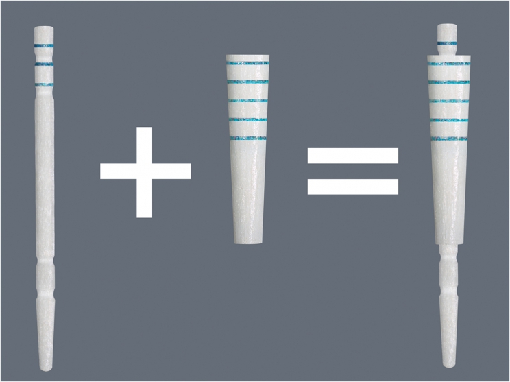 Kit de Postes de Fibra de Vidrio (5 posTes con Funda + 1 Fresa) - ANGELUS