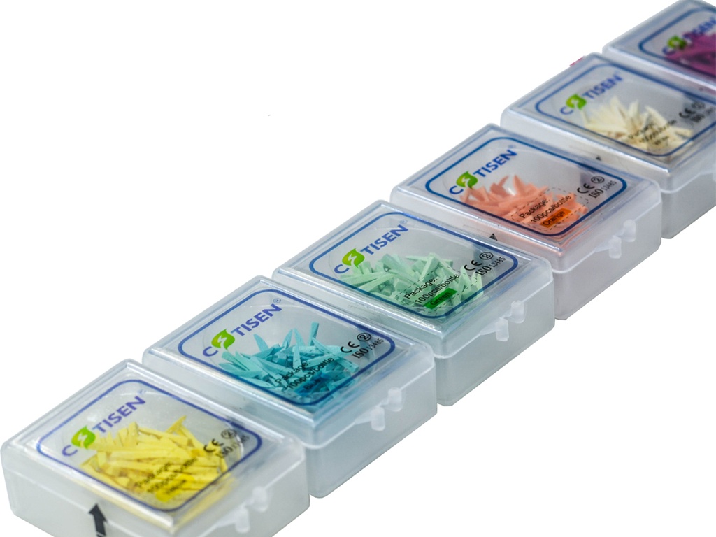 Cuñas de madera, caja x 100u por medida - VARIOS TAMAÑOS - COTISEN