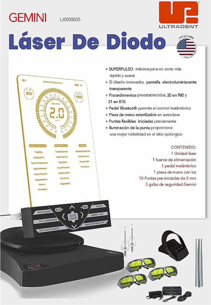 Foco cialítico T.MASTER LED S300​ p/ sillón dental - Cingol