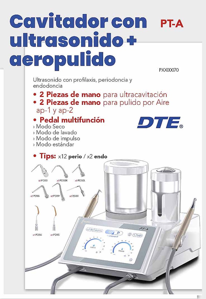 Cavitador eléctrico LED UDS-P LED- Ultrasonido - WOODPECKER - con función Endo