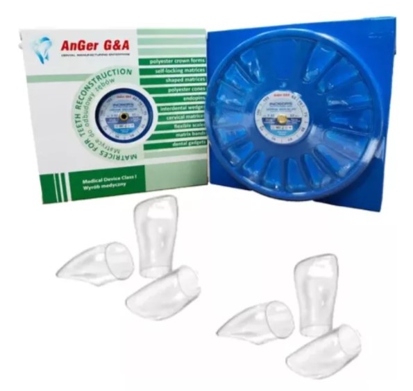 Coronita de acetato x 32 unidades de un mismo diente - Anger