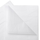 Baberos descartables  Premium BLANCOS,  doble capa, bolsa x 50u - Evoden