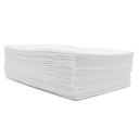 Baberos descartables  Premium BLANCOS,  doble capa, bolsa x 50u - Evoden