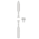 Espátula p/ cemento doble médium mango anatomico - Medisporex