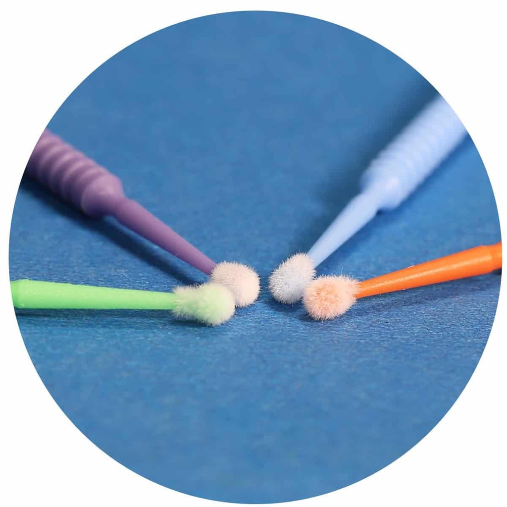 Microbrush aplicadores ,tubo c/dispenser x 100 uni -  Qualident