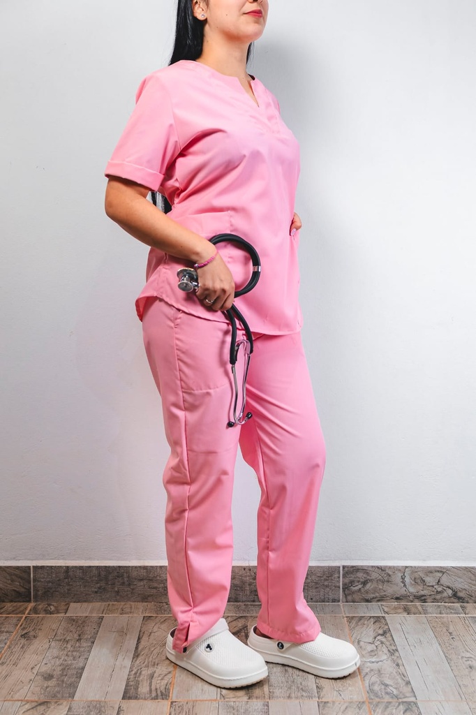 Ambo Mai - Pantalón y chaquetilla - Rosa - Femenino - Angustifolia