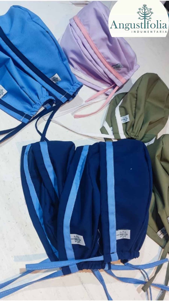 Cofia Azul Marino c/ línea azul aéreo - Angustifolia