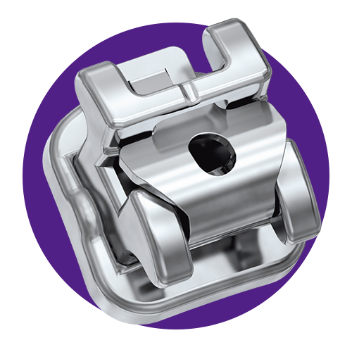 Bracket Autoligante Roth , Slot 0,22 - 1 caso - ORTHOMETRIC
