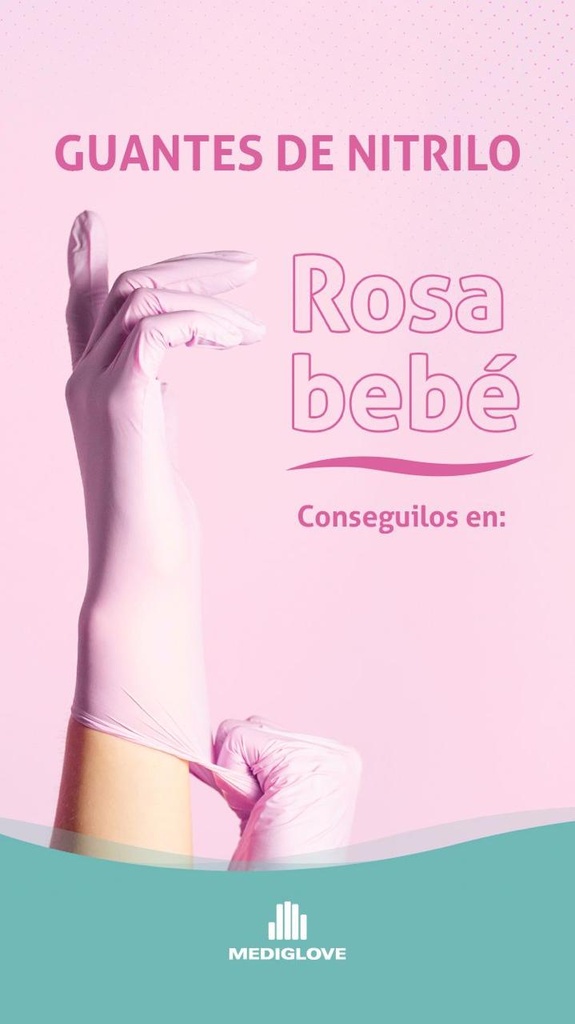 Guantes NITRILO - Cajita X 100 Un - Mediglove