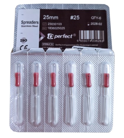Espaciadores / Compactadores de Acero- #25 o #30 de 25mm de largo - Perfect