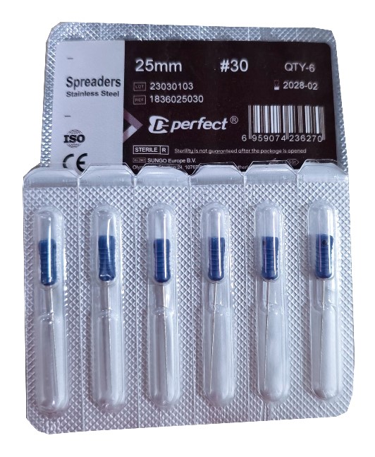 Espaciadores / Compactadores de Acero- #25 o #30 de 25mm de largo - Perfect