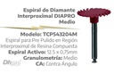 Kit de gomas Espiral Diamanete de pulido para CA + Fresa multifilo - Dhpro