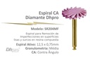 Kit de gomas Espiral Diamanete de pulido para CA + Fresa multifilo - Dhpro