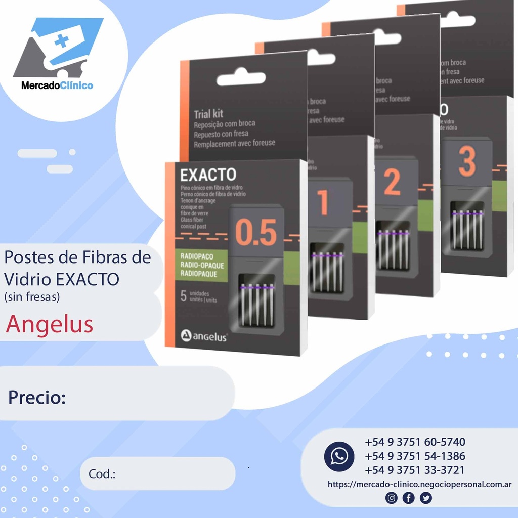 Postes de fibra de vidrio - EXACTO - Angelus