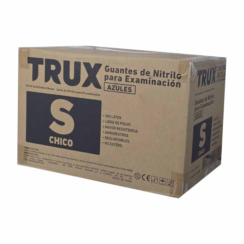 Guantes NITRILO - Cajita X 100 Un - TRUX