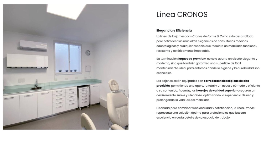 Bajomesada 2 Puertas  Lacadas Cronos - Forms