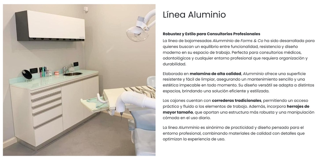 Cajonera Rodante 5  Cajones Aluminio - Forms