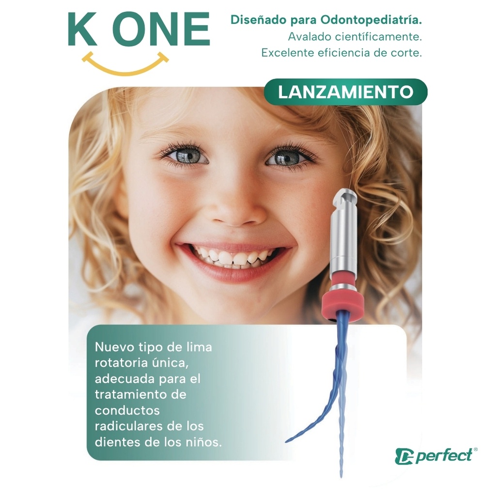 Limas mecanizada  K One x 6  de 25mm - Perfect