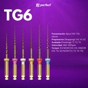 Limas mecanizada  flexible TG6 x 6 limas de 25mm - Perfect