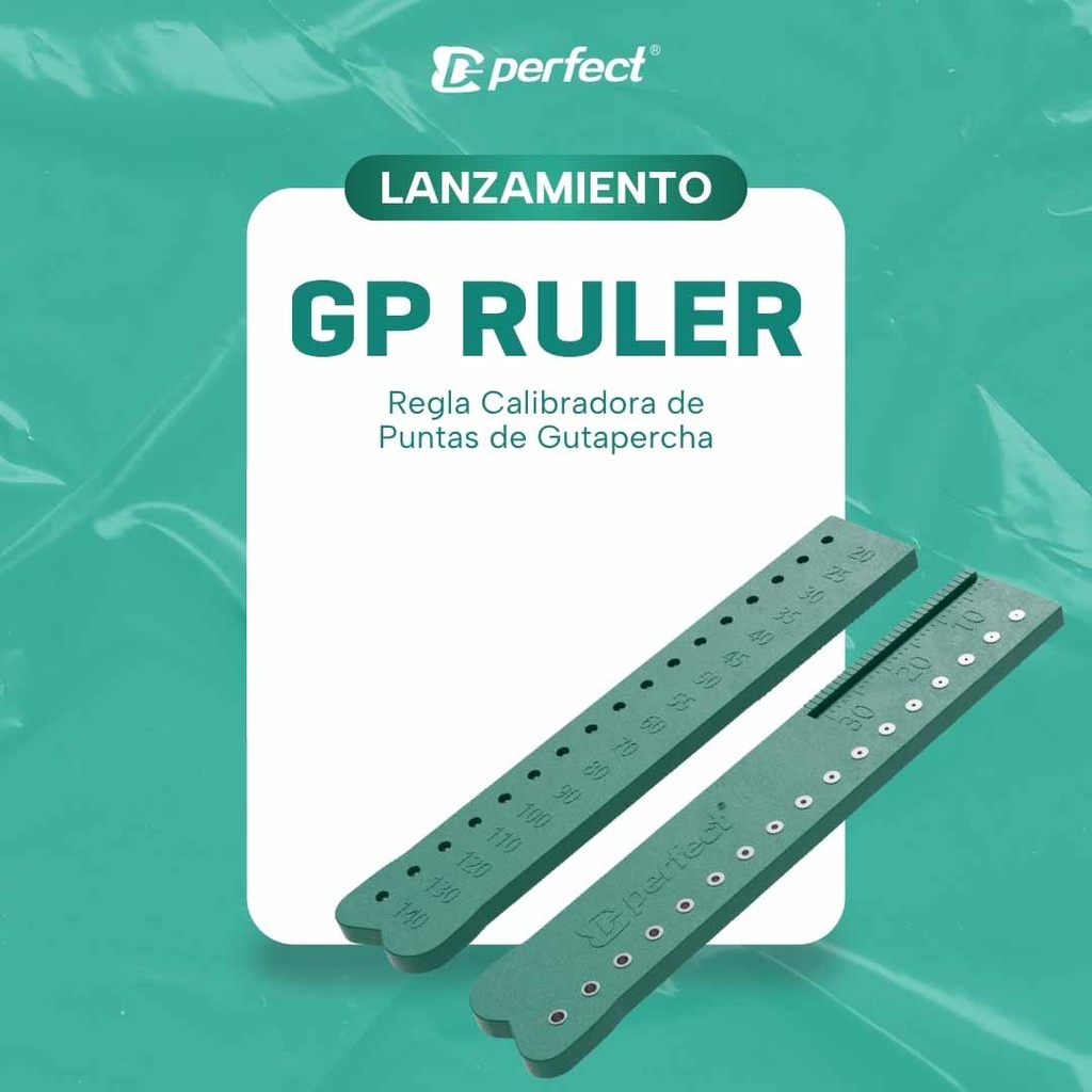 Regla endodóntica, calibradora de conos y limas - Perfect
