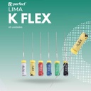 Limas K FLEX 15 al 40 (primer Serie)- X6 Unidades - 21,  25 o 31 mm - Perfect