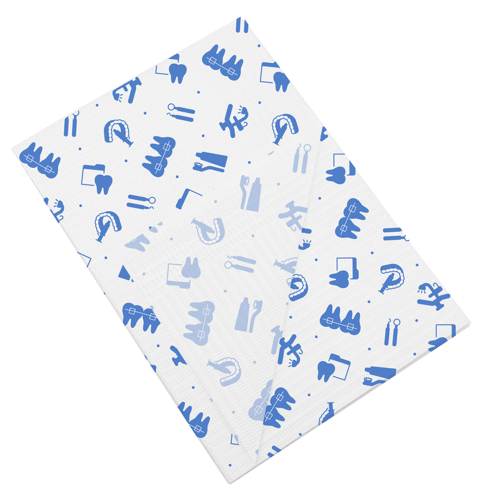 Compresas estampadas descartables Premium doble capa, Odonto, bolsa x 50u - EVODEN