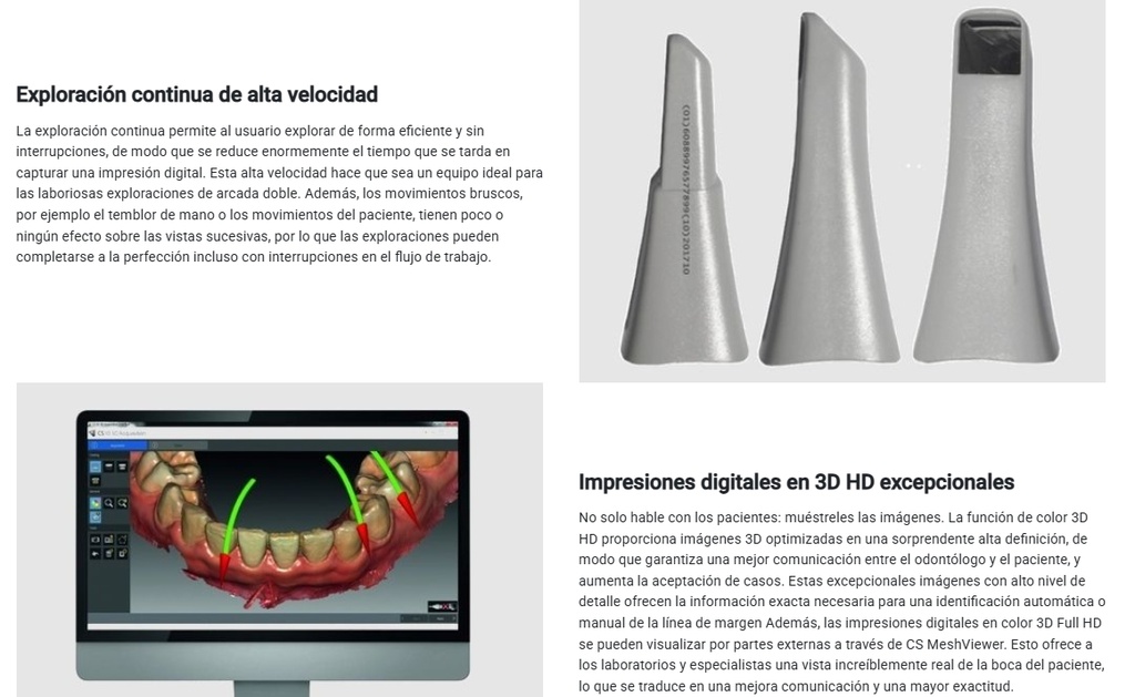 Escaner / Scanner intraoral I3600 - Dexis