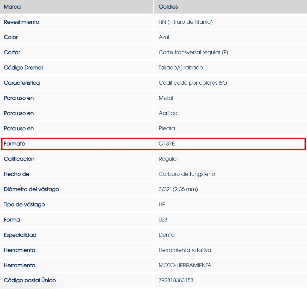 Fresones Euro Carbide Goldies -HP  Regular Cros Cut : (E) - Dedeco