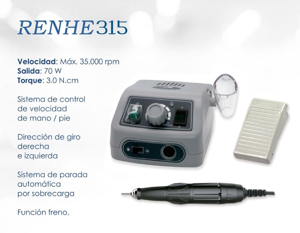 Micromotor para  laboratorio - YCA500 Brushless-50.000rpm - Evoden