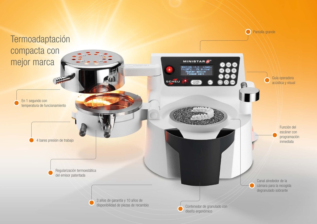 Termoformadora de  presión positiva - MINI  STAR  S - Scheu