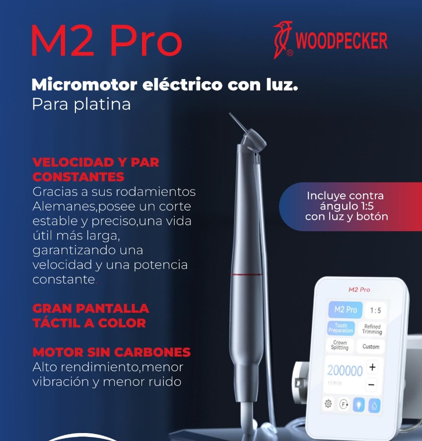 MOTOR - Fisiodispenser +  Contra Ángulo 20:1  Luz LED - Coxo