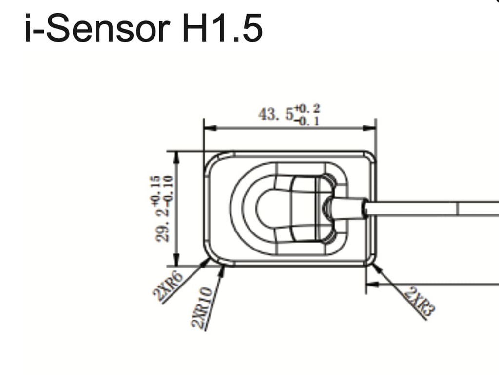Radiovisógrafo Sensor RX Digital - i SENSOR  H1,5 - Woodpecker