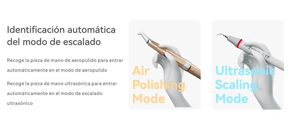 Aeropulidor AP-A compacto y ligero - 2 en 1 (modo supra y subgingival) -Woodpecker (copia)