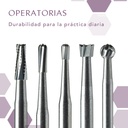 Fresa de carburo redonda extra larga CB1.316 - VERDENT