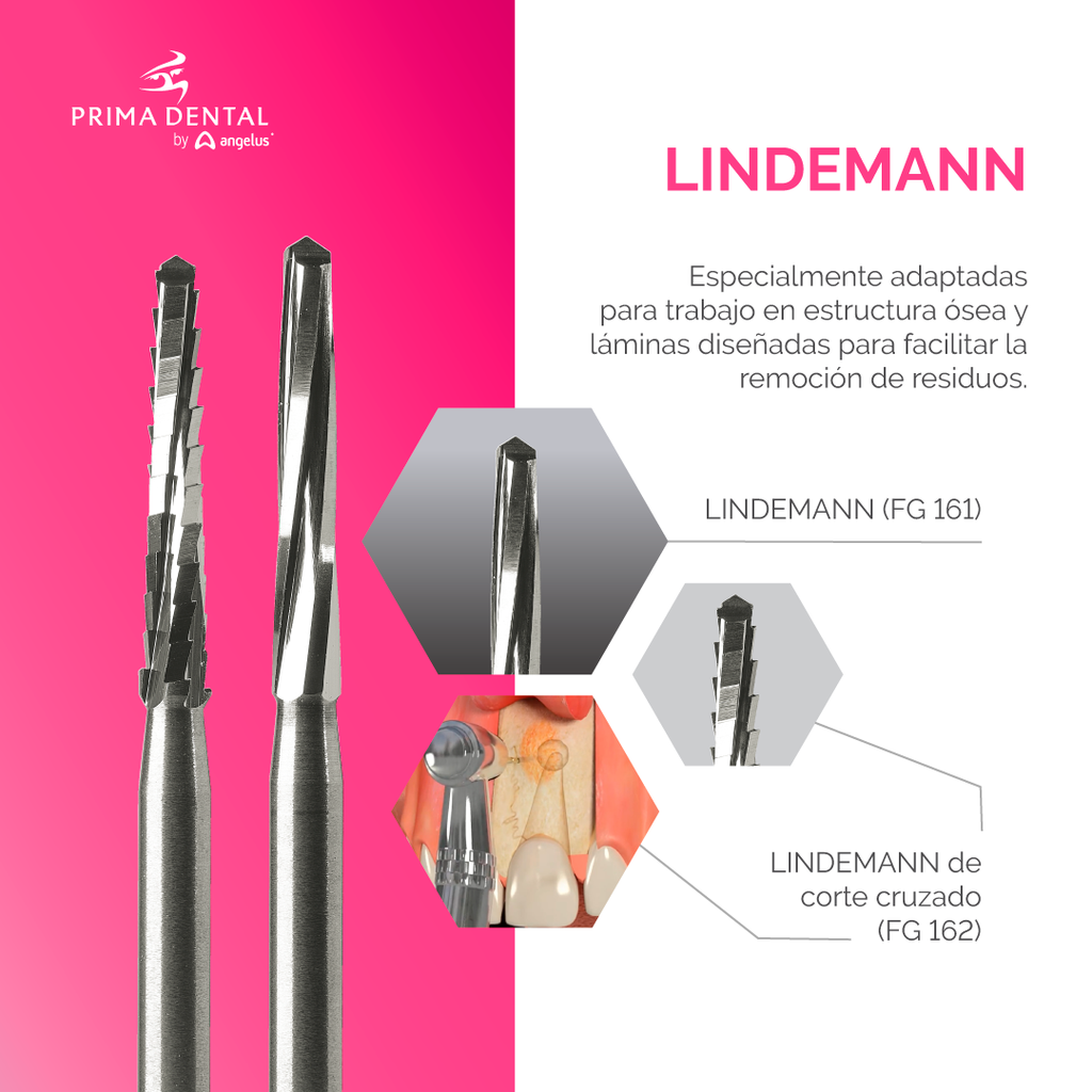 Fresas Transmetales de corte PREDATOR - Prima Dental