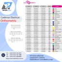 Cadenas elásticas x 1,5 metros - Orthoemtric