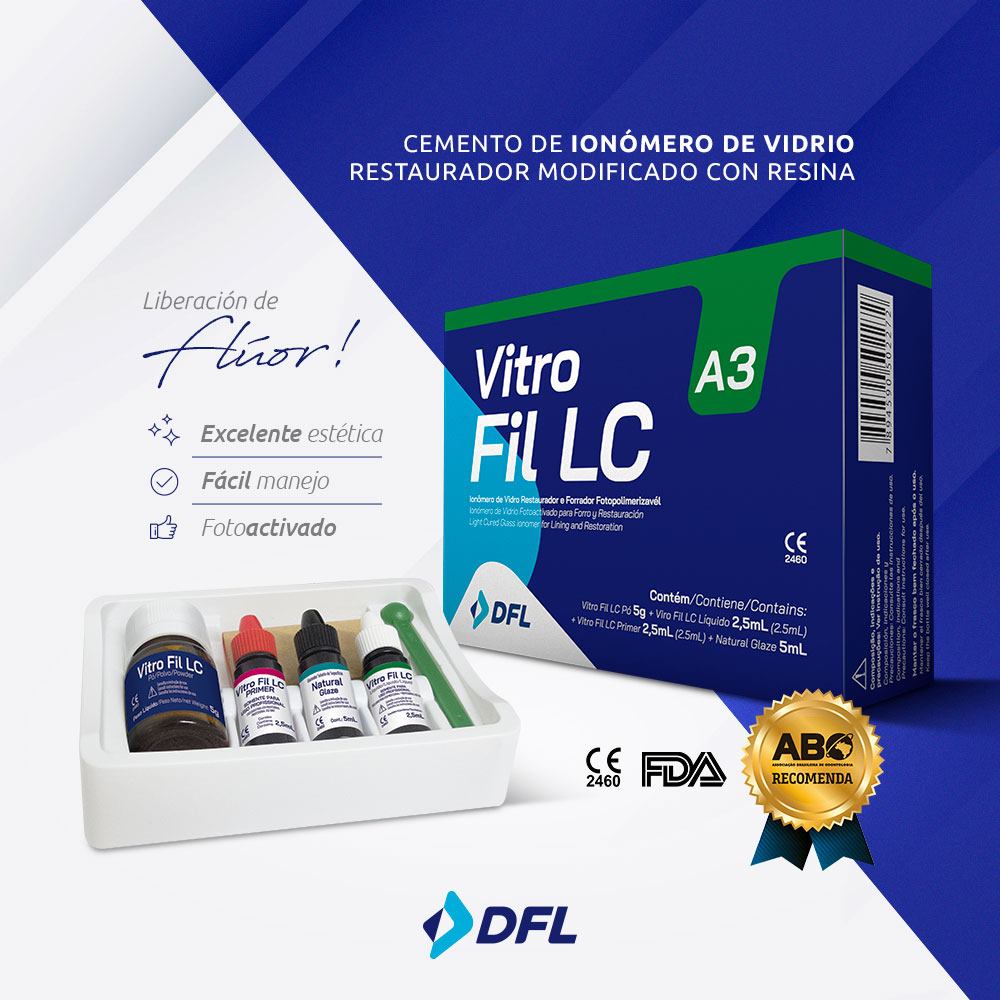 Ionómero vitreo FIL  LC  - Fotocurado - (polvo-líquido) - DFL