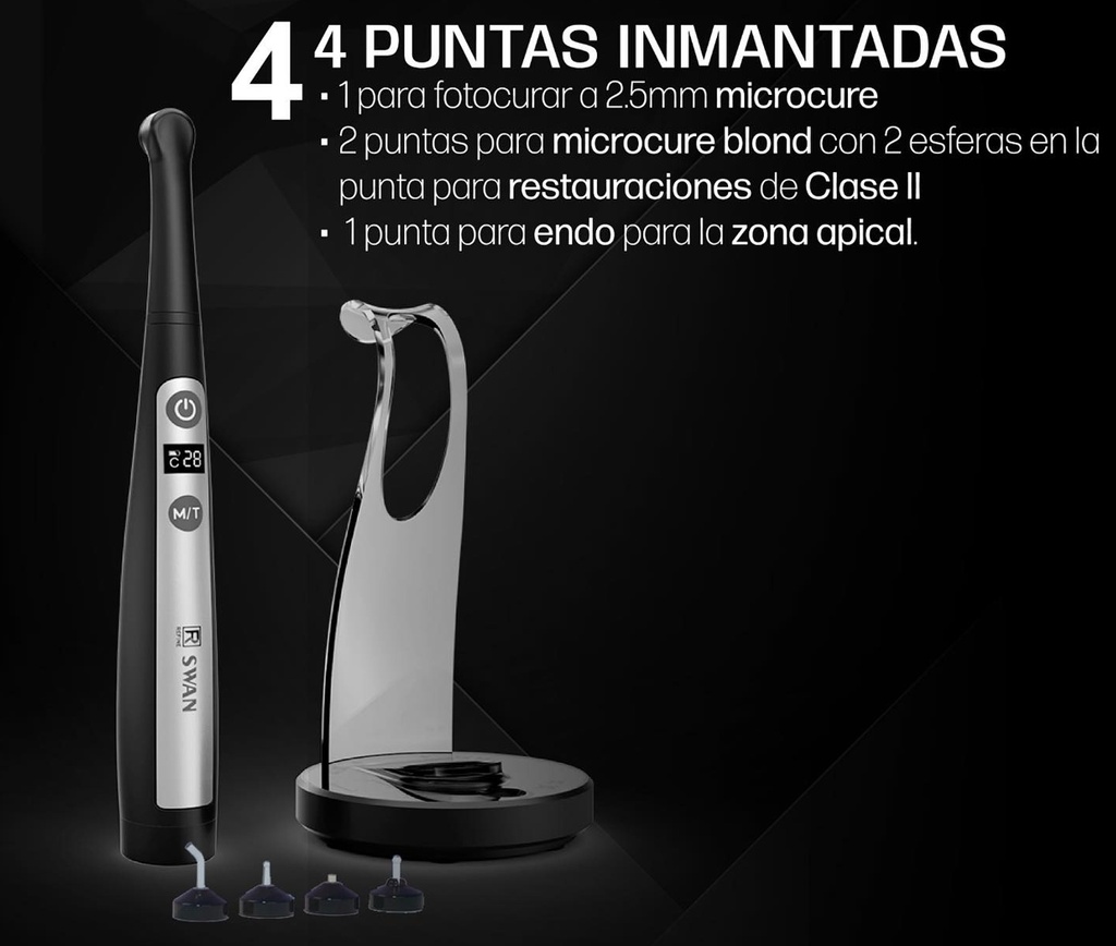 Lámapara de Led  Fotocurado Led Maxcure Swan+ - Refine