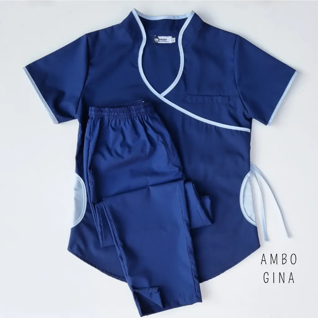 Ambo Amelia Gris Topo - Pantalón y Chaquetilla - Masculino - Inprof