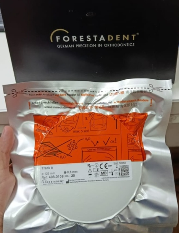 Placas / Láminas Rígidas  transparente redonda - x 20un - 0,8 mm (0,03") - Forestadent