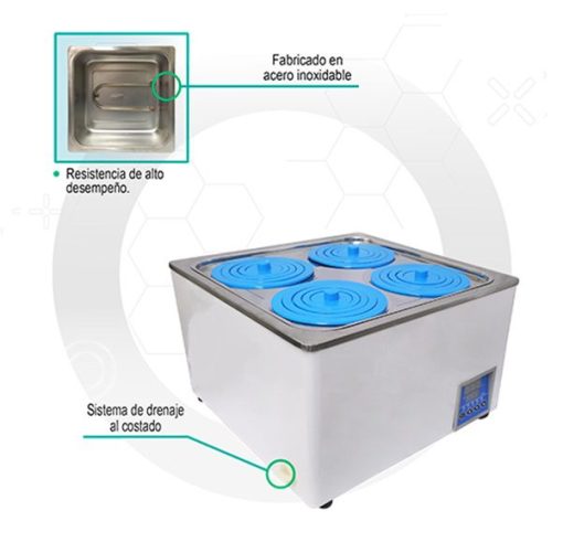 Baño María con agitador  magnético. Modelo WBS-6Pro - Biosmartest