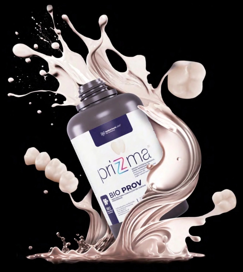 Resina 3D Dental Bio Provisional  p/ hacer cornas dentales  - Makertech