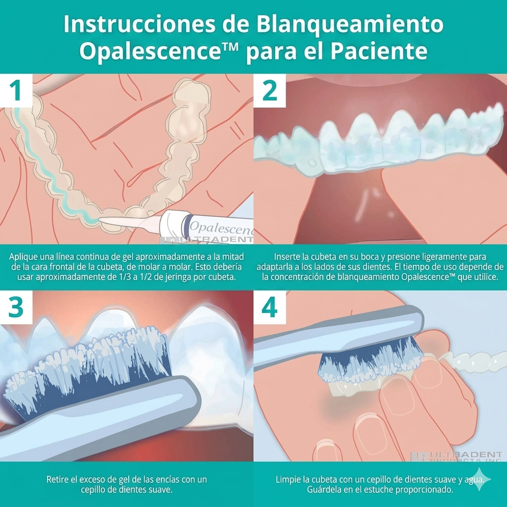 Blanqueador Opalescence - Kit con 4 jeringas CARBAMIDA - ambulatorio - Ultradent