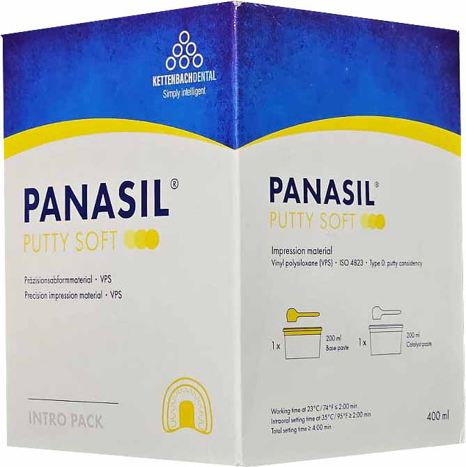 Silicona Adición PANASIL PUTTY SOFT - 
(400ml/640 g) - Kettenbach