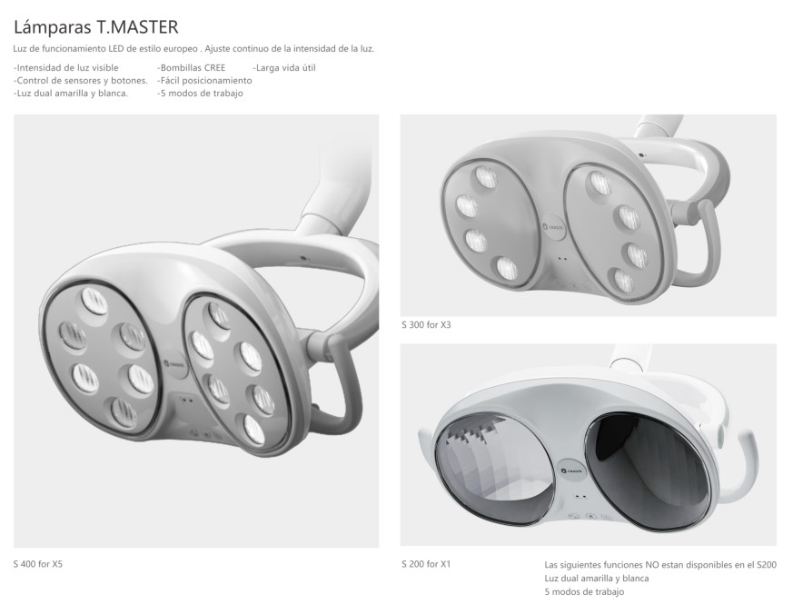 Foco cialítico T.MASTER LED S300​ p/ sillón dental - Cingol