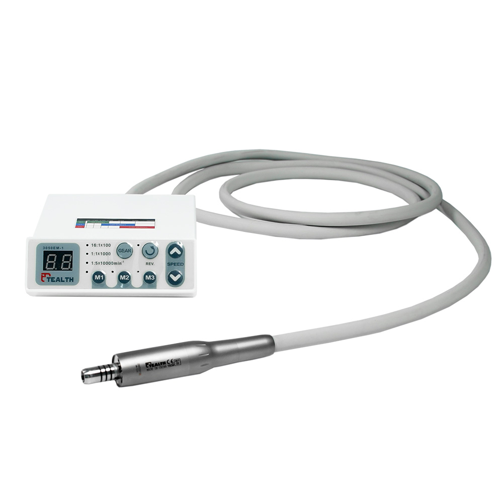 Micromotor eléctrico externo 1021-M4 (DIL-20C) c/contra ángulo 1:5 LED incluido. TEALTH